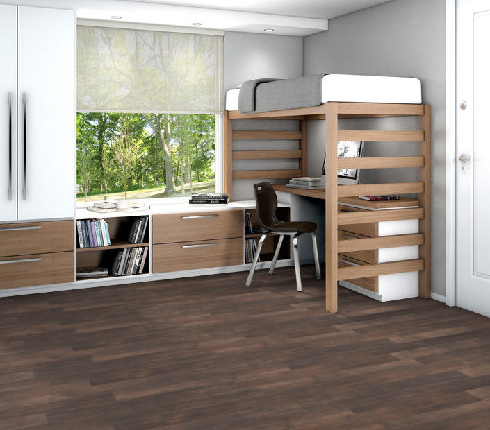 Philadelphia Commercial - In The Grain II 12 - Luxury Vinyl Plank - Briarwood floor installation