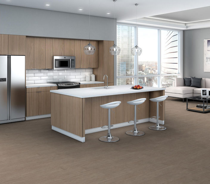 Philadelphia Commercial - In The Grain II 12 - Luxury Vinyl Plank - Hemp floor installation