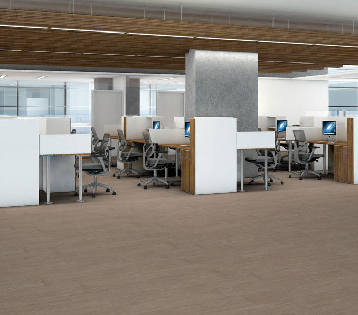 Philadelphia Commercial - In The Grain II 12 - Luxury Vinyl Plank - Hemp floor installation