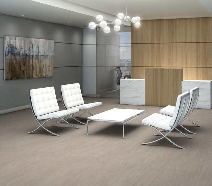 Philadelphia Commercial - In The Grain II 12 - Luxury Vinyl Plank - Rye floor installation