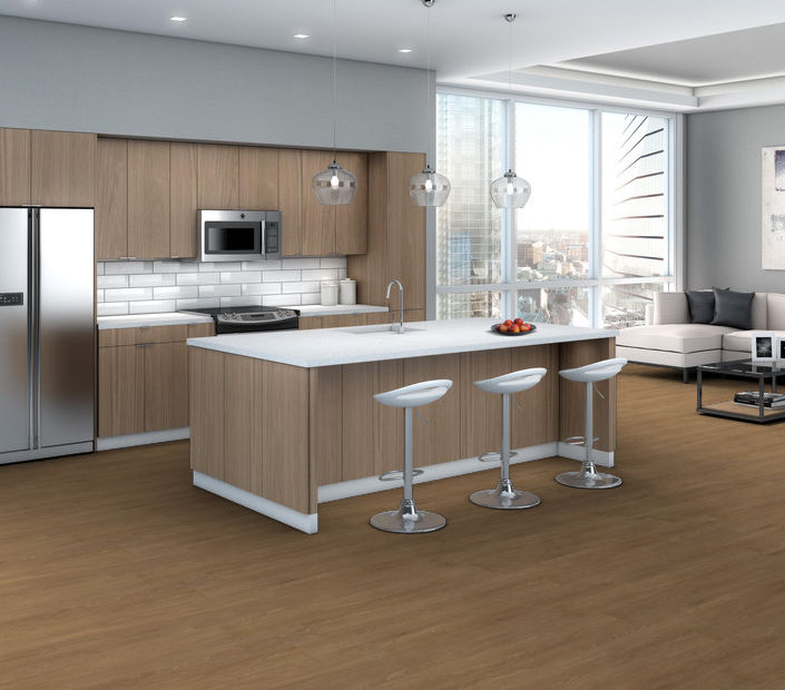 Philadelphia Commercial - In The Grain II 12 - Luxury Vinyl Plank - Millet floor installation