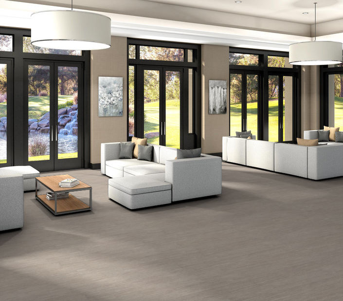 Philadelphia Commercial - In The Grain II 12 - Luxury Vinyl Plank - Rye floor installation