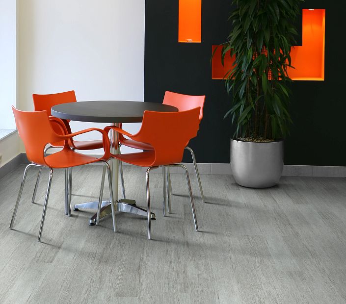 Philadelphia Commercial - In The Grain II 12 - Luxury Vinyl Plank - Frosted Oats floor installation