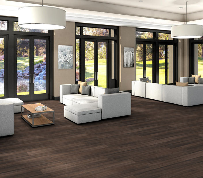 Philadelphia Commercial - In The Grain II 12 - Luxury Vinyl Plank - Oakwood floor installation