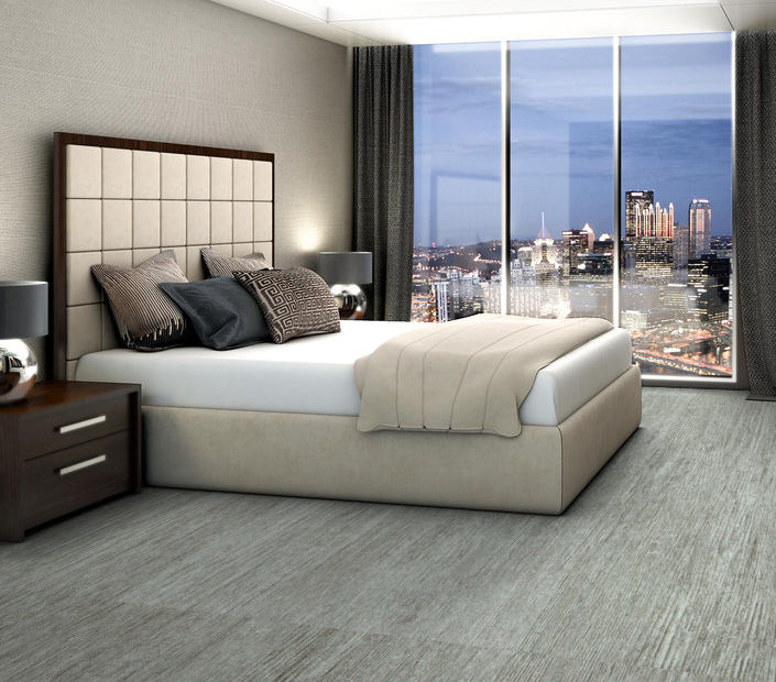 Philadelphia Commercial - In The Grain II 12 - Luxury Vinyl Plank - Frosted Oats floor installation