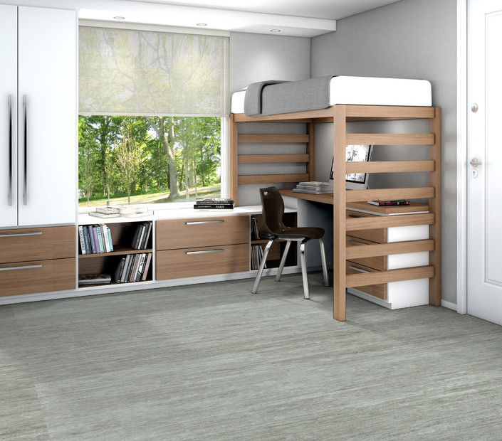 Philadelphia Commercial - In The Grain II 12 - Luxury Vinyl Plank - Frosted Oats floor installation