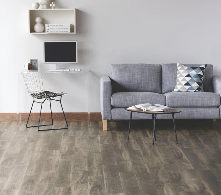 Philadelphia Commercial - In The Grain II 12 - Luxury Vinyl Plank - Flaxseed floor installation
