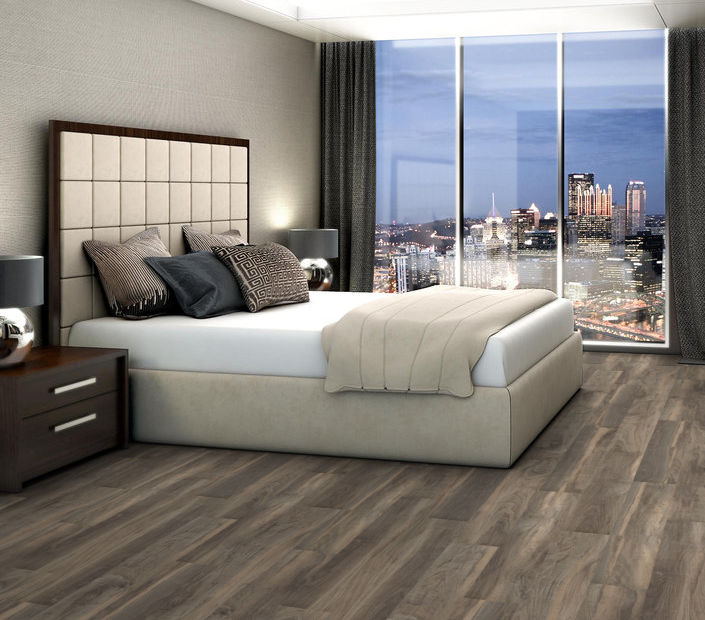 Philadelphia Commercial - In The Grain II 12 - Luxury Vinyl Plank - Flaxseed floor installation