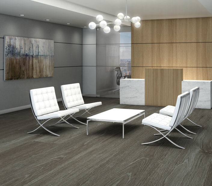 Philadelphia Commercial - In The Grain II 12 - Luxury Vinyl Plank - Milo floor installation