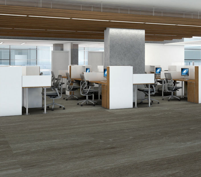 Philadelphia Commercial - In The Grain II 12 - Luxury Vinyl Plank - Milo floor installation