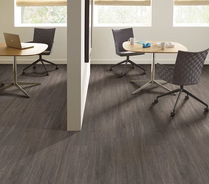 Philadelphia Commercial - In The Grain II 20 - Luxury Vinyl Plank - Freekeh floor installation