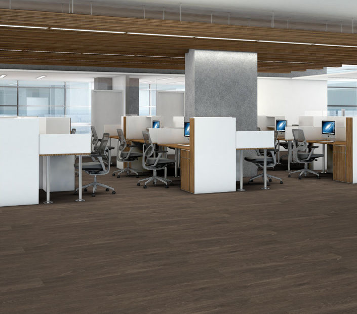 Philadelphia Commercial - In The Grain II 30 - Luxury Vinyl Plank - Wheat floor installation