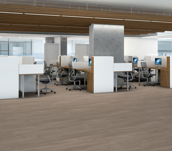 Philadelphia Commercial - In The Grain II 30 - Luxury Vinyl Plank - Spelt floor installation