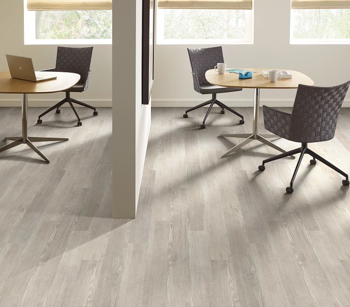 Philadelphia Commercial - In The Grain II 30 - Luxury Vinyl Plank - Drift floor installation