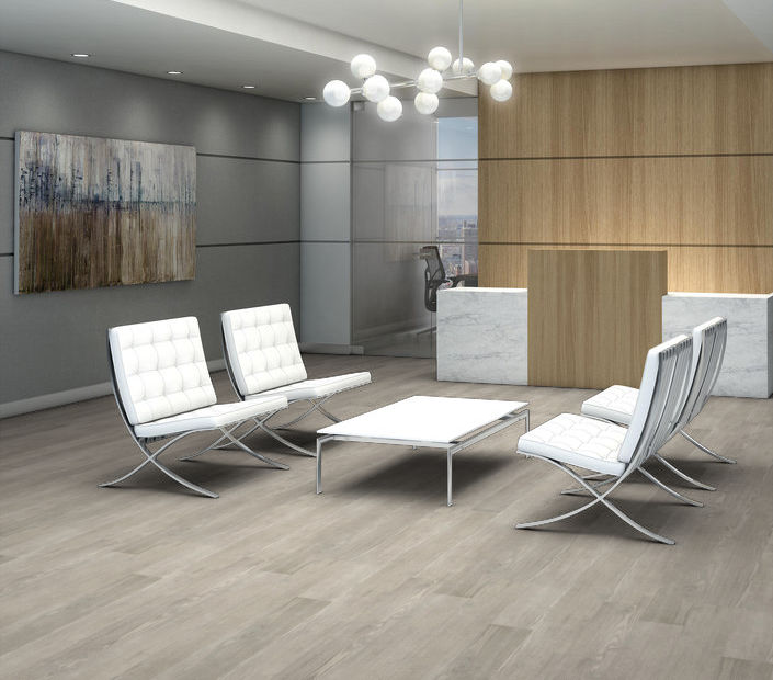 Philadelphia Commercial - In The Grain II 30 - Luxury Vinyl Plank - Drift floor installation