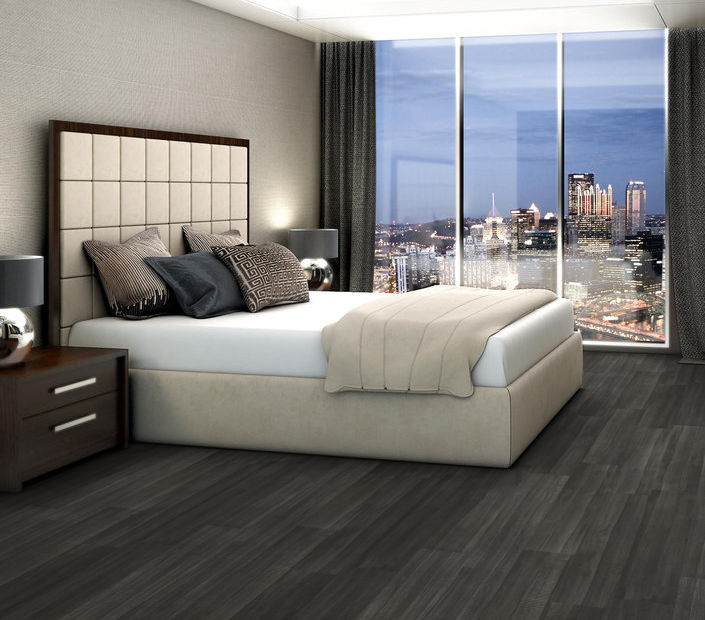 Philadelphia Commercial - In The Grain II 30 - Luxury Vinyl Plank - Ember floor installation
