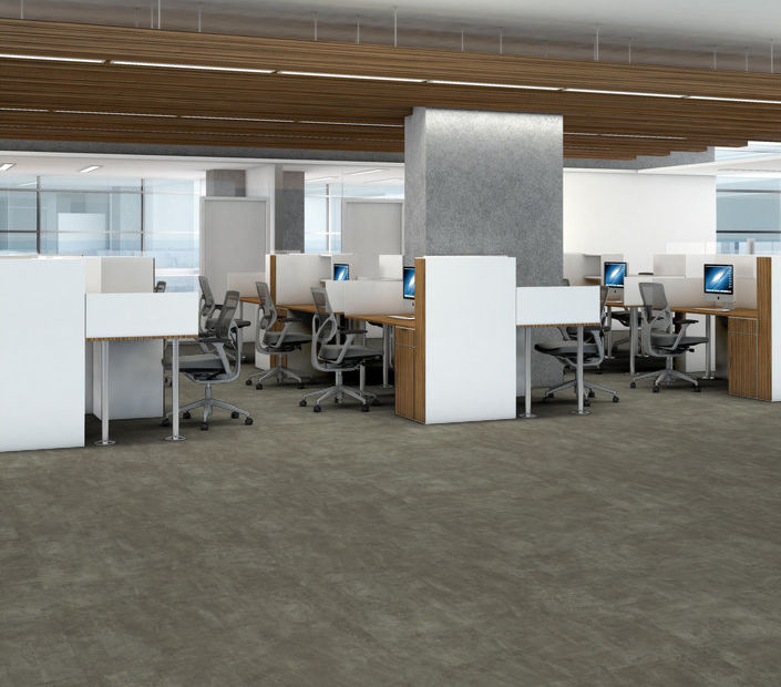 Philadelphia Commercial - Alchemist - Luxury Vinyl Tile - Nurture floor installation