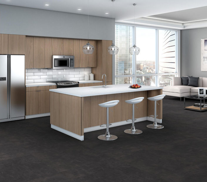 Philadelphia Commercial - Alchemist - Luxury Vinyl Tile - Assertive floor installation