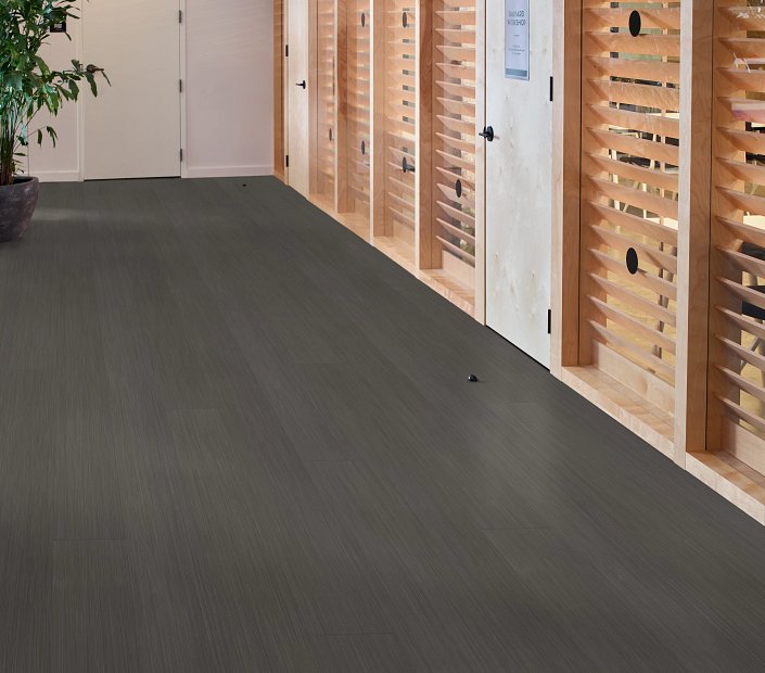 Philadelphia Commercial - Philosopher's Tree - Luxury Vinyl Plank - Tortoise Shell floor installation
