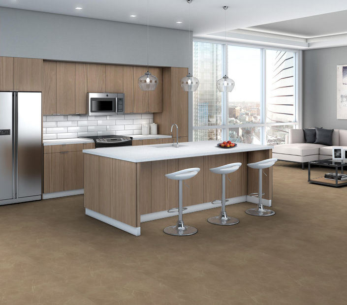 Philadelphia Commercial - Vecchio - Luxury Vinyl Tile - Rosato floor installation