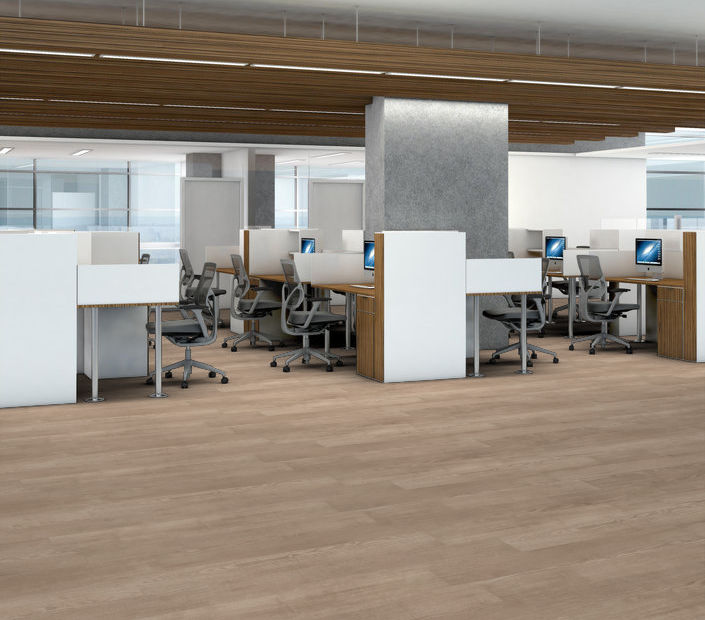 Philadelphia Commercial - In The Grain II 5 - Luxury Vinyl Plank - Nutshell floor installation