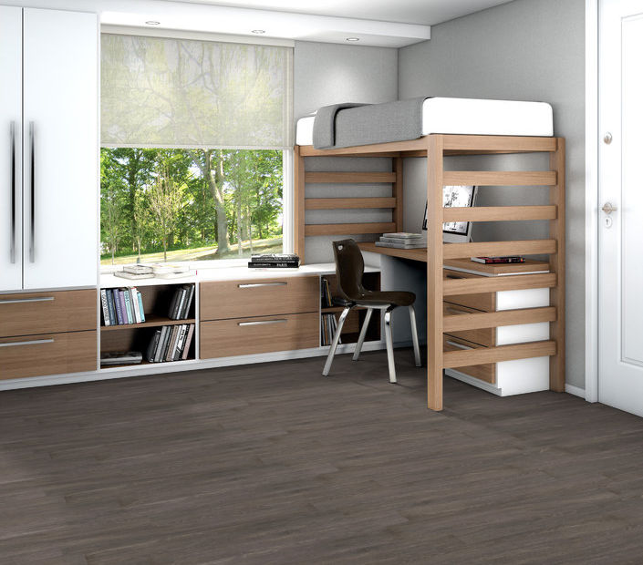 Philadelphia Commercial - In The Grain II 5 - Luxury Vinyl Plank - Freekeh floor installation