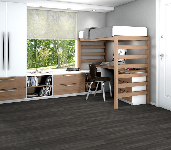 Philadelphia Commercial - In The Grain II 5 - Luxury Vinyl Plank - Ember floor installation
