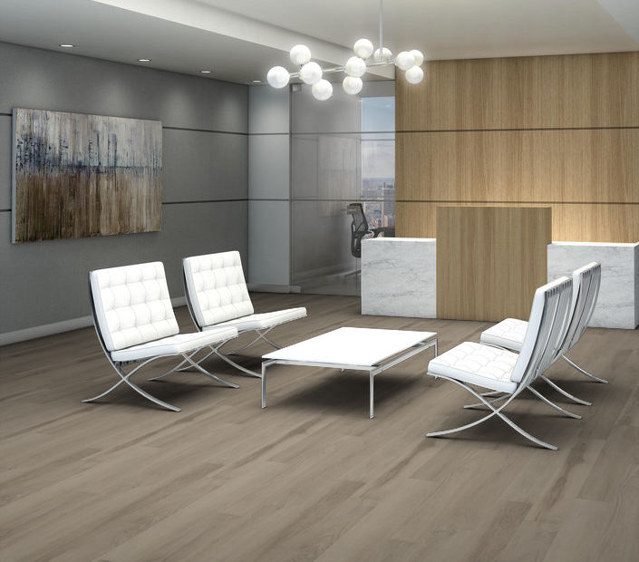 Philadelphia Commercial - Silva Valley 5 - Luxury Vinyl Plank - Salt Creek floor installation