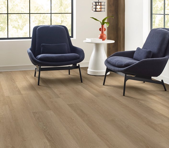 Philadelphia Commercial - Indwell 8 - Luxury Vinyl Plank - Ohlone Oak floor installation