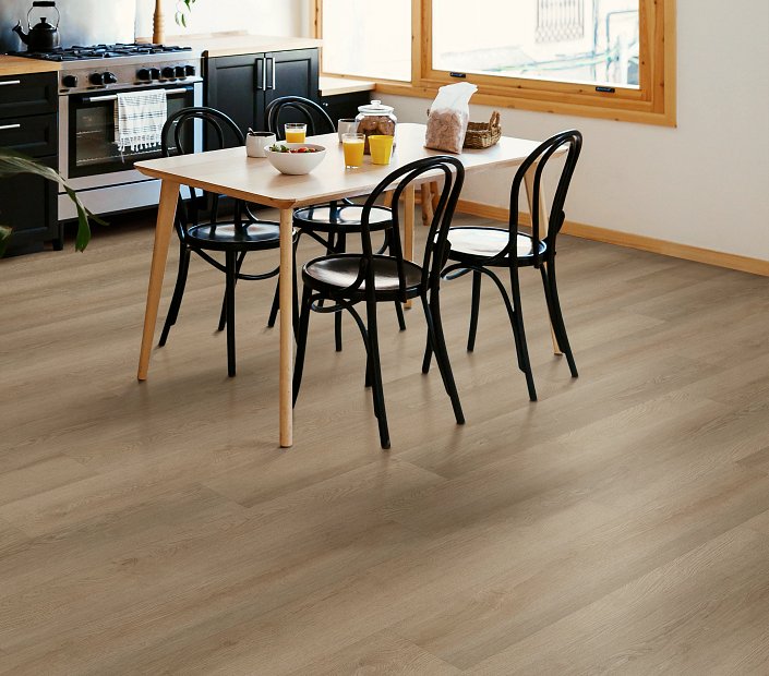 Philadelphia Commercial - Indwell 8 - Luxury Vinyl Plank - Ohlone Oak floor installation