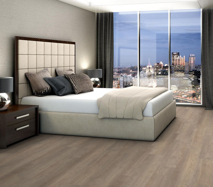 Philadelphia Commercial - Indwell 8 - Luxury Vinyl Plank - Willow Oak floor installation