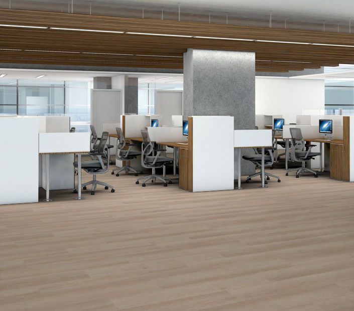 Philadelphia Commercial - Indwell 8 - Luxury Vinyl Plank - South Bay floor installation
