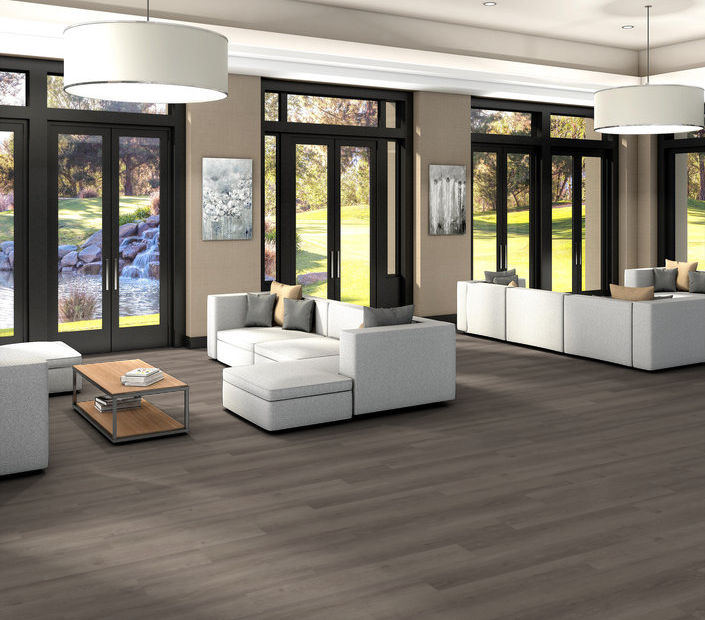 Philadelphia Commercial - Indwell 8 - Luxury Vinyl Plank - Blue Ridge floor installation