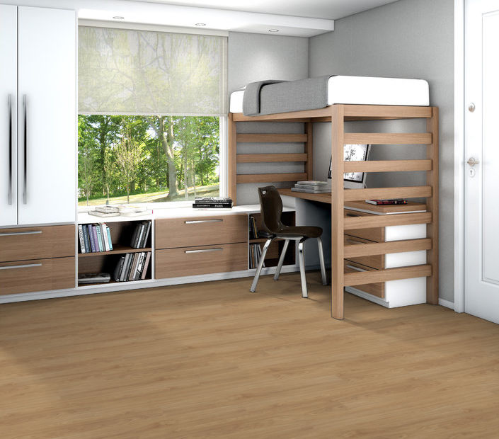 Philadelphia Commercial - Indwell 8 - Luxury Vinyl Plank - Honeycomb floor installation