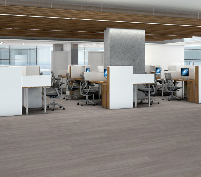 Philadelphia Commercial - Indwell 8 - Luxury Vinyl Plank - Shadow floor installation