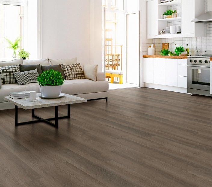 Philadelphia Commercial - Indwell 8 - Luxury Vinyl Plank - Seneca Oak floor installation