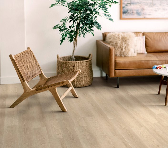 Philadelphia Commercial - Indwell 8 - Luxury Vinyl Plank - Mesa Oak floor installation