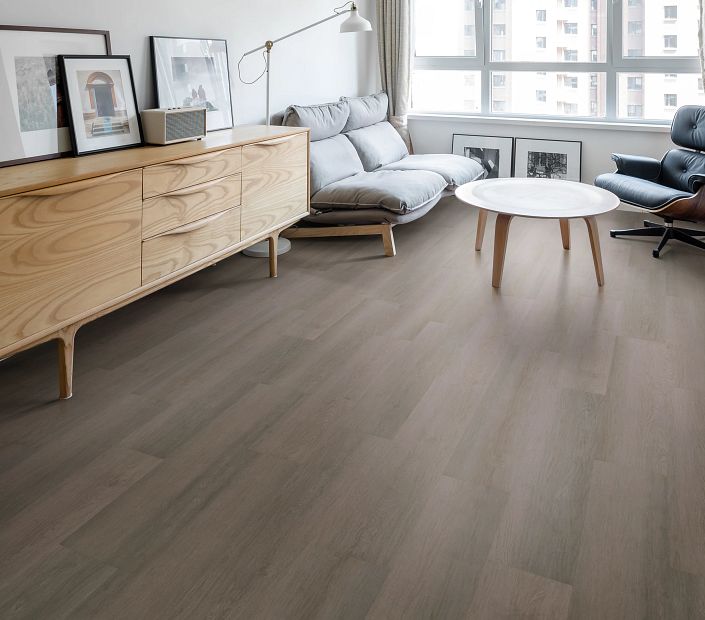 Philadelphia Commercial - Indwell 20 - Luxury Vinyl Plank - Aged Barrel Oak floor installation