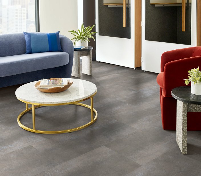 Philadelphia Commercial - Metalsmith - Luxury Vinyl Plank - Stainless floor installation