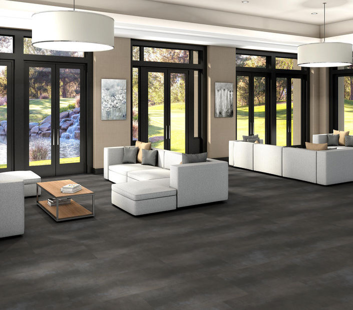 Philadelphia Commercial - Metalsmith - Luxury Vinyl Plank - Stainless floor installation