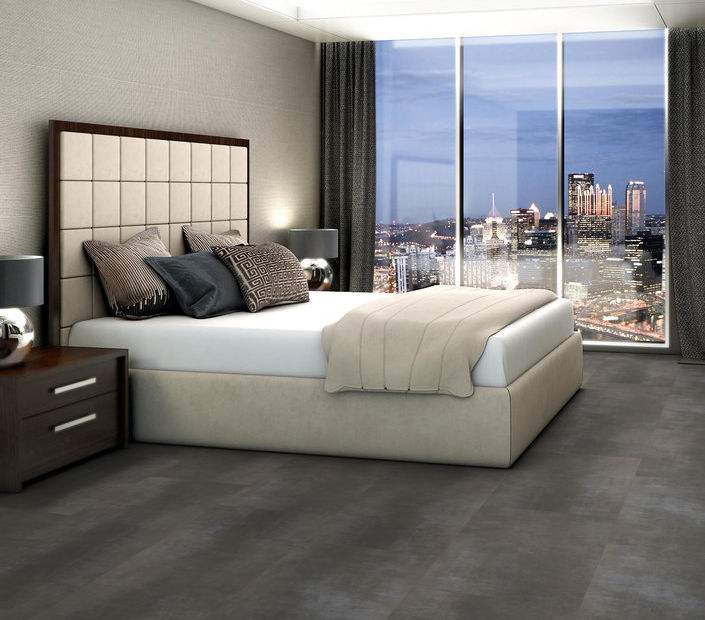 Philadelphia Commercial - Metalsmith - Luxury Vinyl Plank - Stainless floor installation