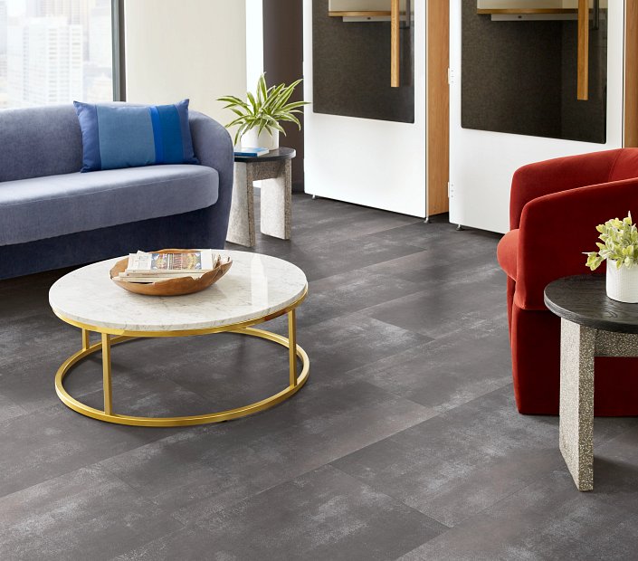 Philadelphia Commercial - Metalsmith - Luxury Vinyl Plank - Welder floor installation