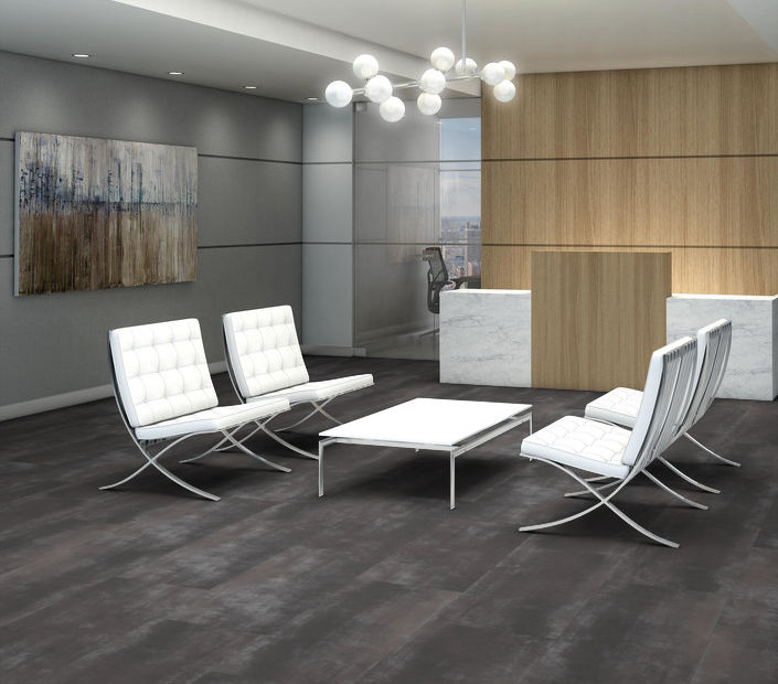 Philadelphia Commercial - Metalsmith - Luxury Vinyl Plank - Welder floor installation