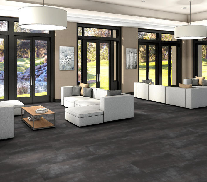 Philadelphia Commercial - Metalsmith - Luxury Vinyl Plank - Welder floor installation