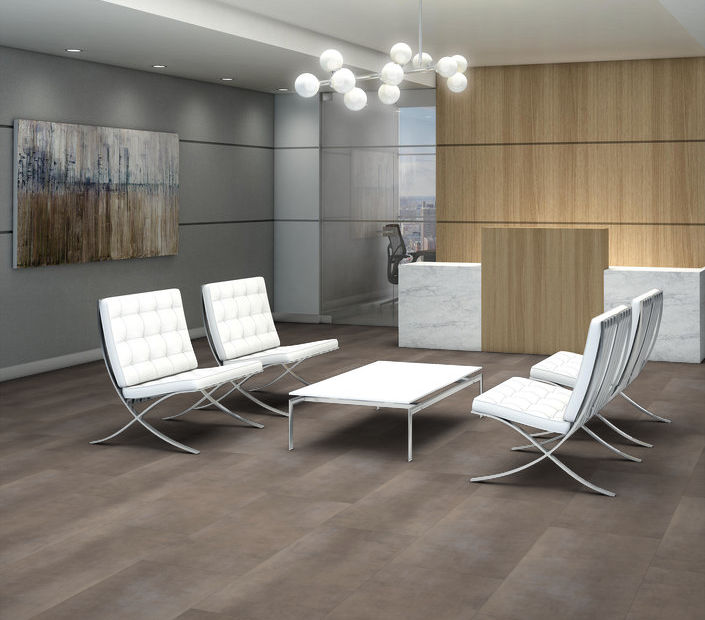 Philadelphia Commercial - Metalsmith - Luxury Vinyl Plank - Foundry floor installation