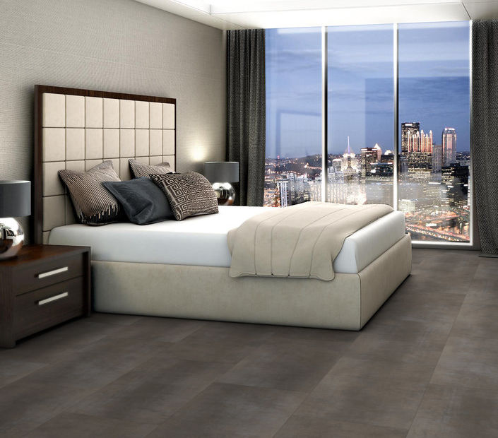 Philadelphia Commercial - Metalsmith - Luxury Vinyl Plank - Oxide floor installation