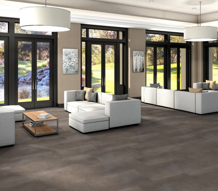 Philadelphia Commercial - Metalsmith - Luxury Vinyl Plank - Foundry floor installation