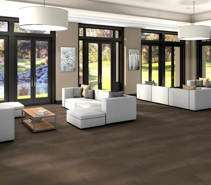 Philadelphia Commercial - Metalsmith - Luxury Vinyl Plank - Molten floor installation