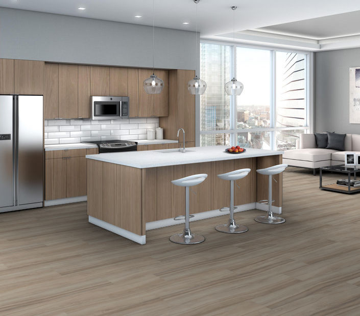 Philadelphia Commercial - Rewild - Luxury Vinyl Plank - Solace floor installation