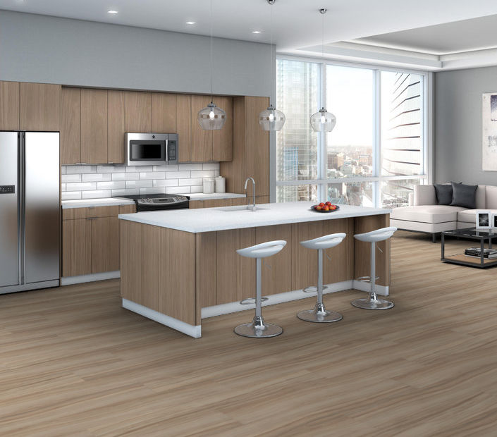 Philadelphia Commercial - Rewild - Luxury Vinyl Plank - Native floor installation